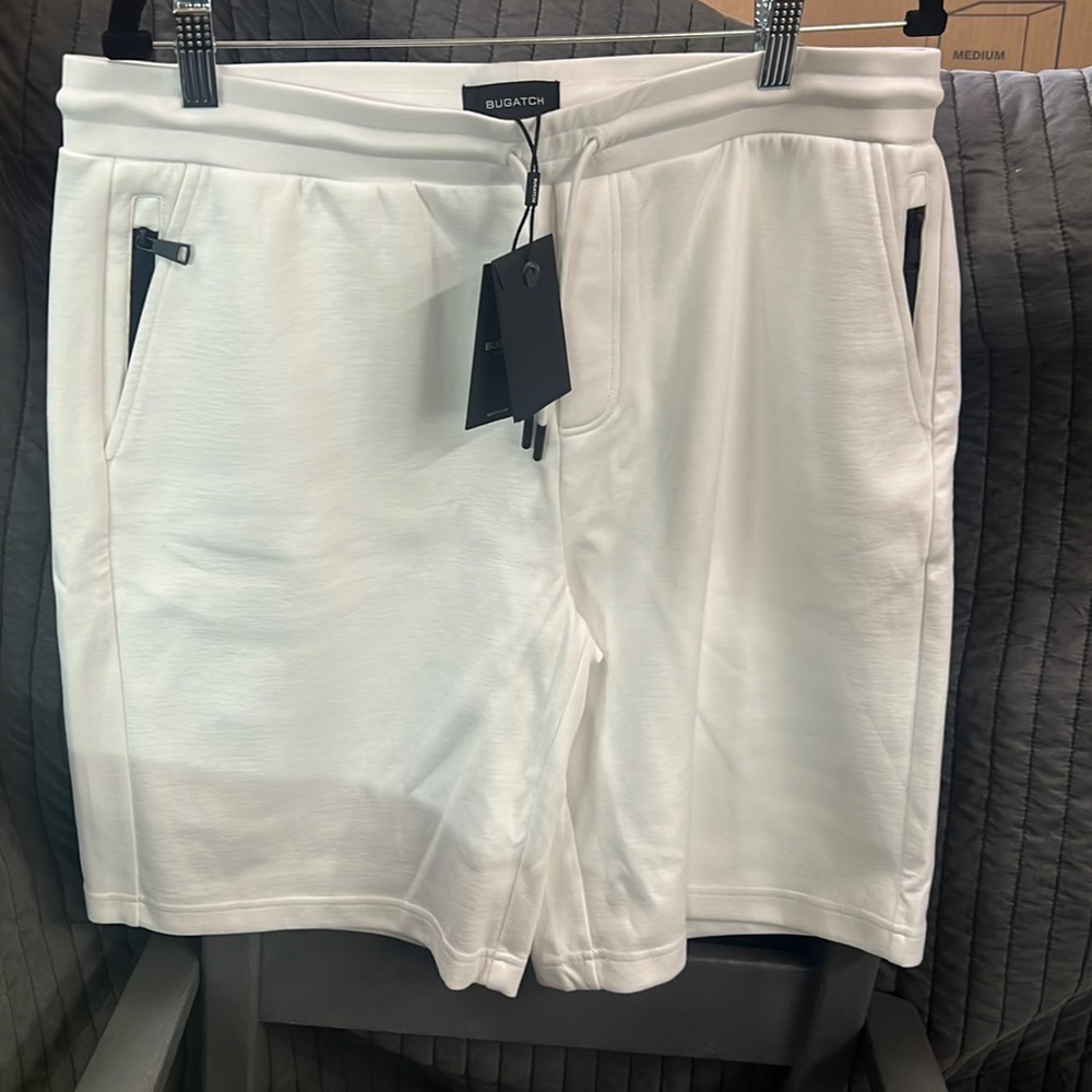 BUGATCHI jogging shorts white Sz L